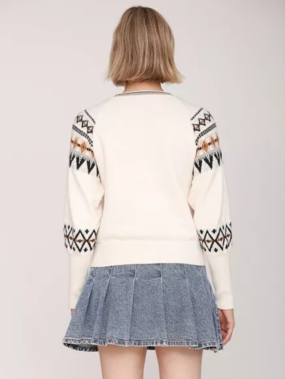 Avec Les Filles NWTs Balloon Sleeve Sweater - Picture 3 of 9